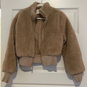 The Group by Babaton Aritzia Teddy jacket